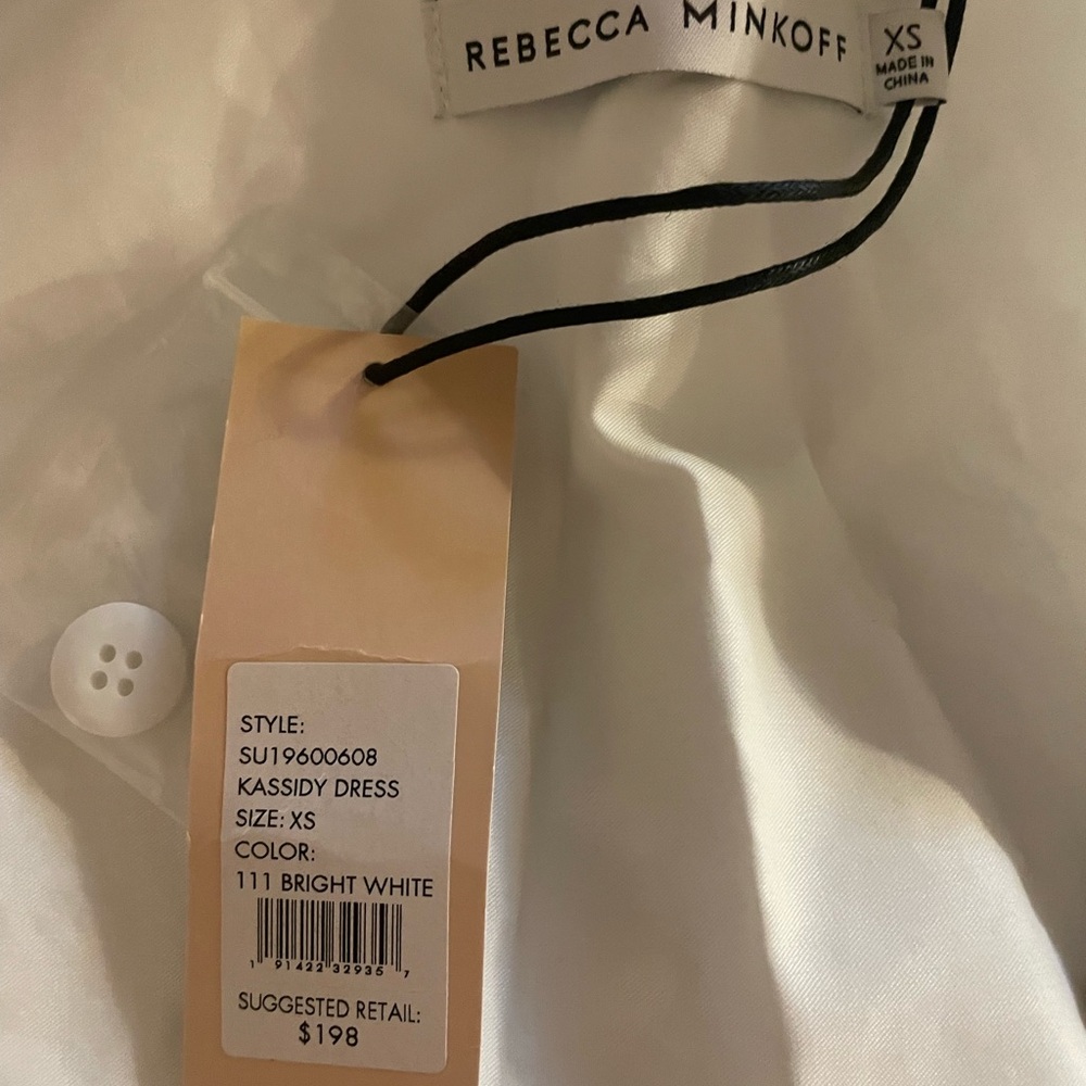 Rebecca Minkoff Bright White Kassidy Dress XS